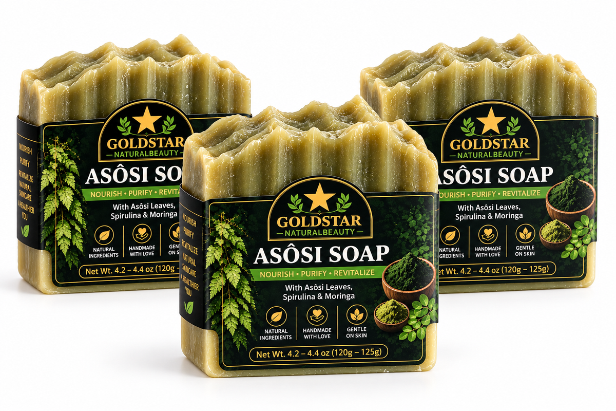 Goldstar Asòsi Soap – 3 Pack
