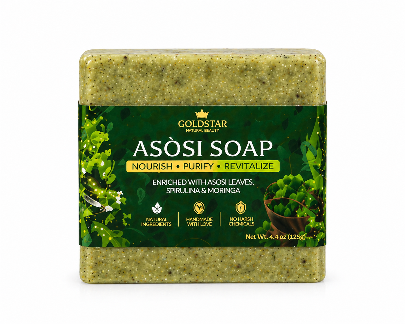 ASÒSI & MORINGA HERBAL SOAP 🌿✨