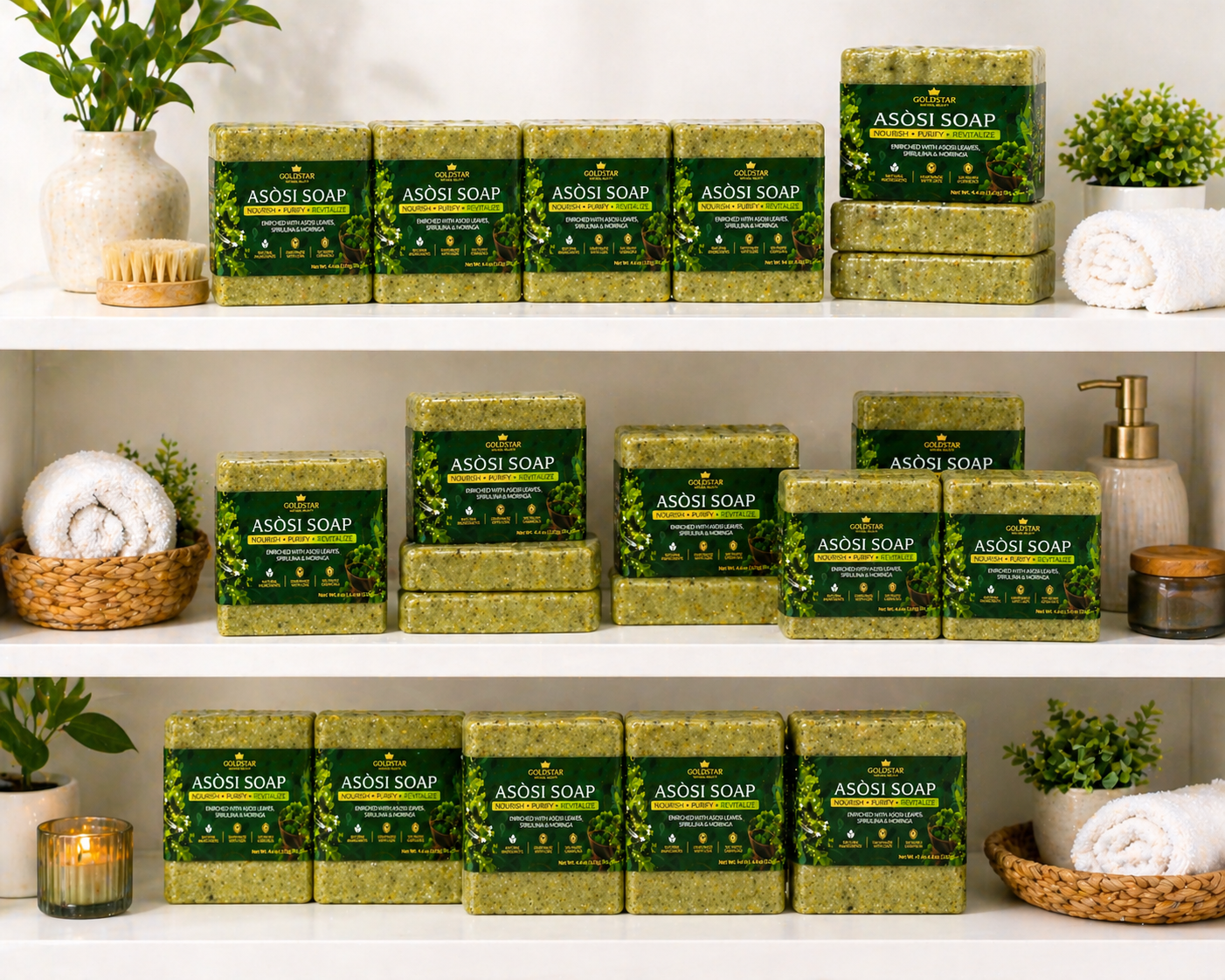 ASÒSI & MORINGA HERBAL SOAP 🌿✨