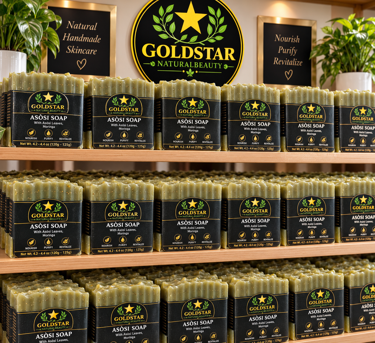 Goldstar Asòsi Soap – 3 Pack