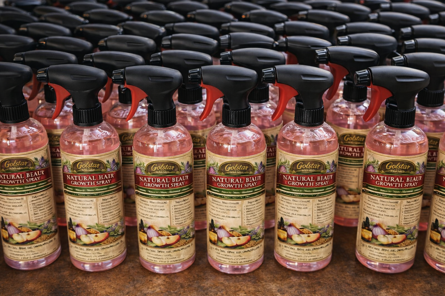 Natural Hair Growth Spray – Rosemary, Onion & Hibiscus