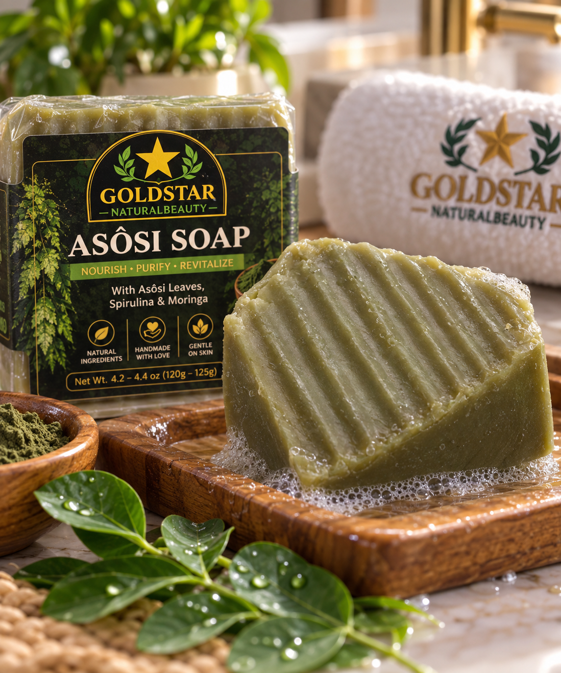 Goldstar Asòsi Soap – 3 Pack